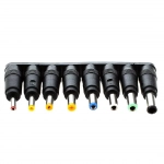 8 in1 Laptop Charger Adapter Tips Universal AC DC Power Adapter 2pin Plug Charger Tips For Sony Samsung PC Notebook Laptop