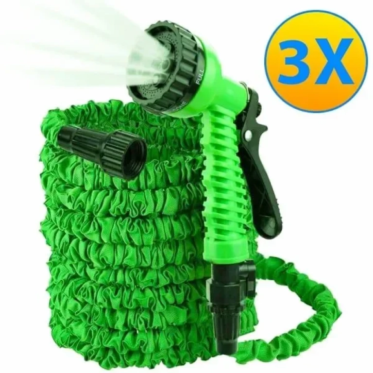 Λάστιχο Επεκτεινόμενο Σετ Magic Hose 15m Πράσινο