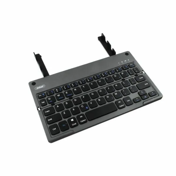 Mini Αναδιπλούμενο Πληκτρολόγιο Bluetooth για Smartphone & Tablet Andowl Q-WK805 – Γκρι ανθρακί