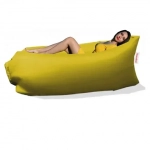 EASYLAZY ΦΟΥΣΚΩΤΟ ΣΤΡΩΜΑ ΚΑΙ ΚΑΘΙΣΜΑ ΞΑΠΛΩΣΤΡΑ LAZY BAG-INFLATABLE AIR SOFA YELLOW