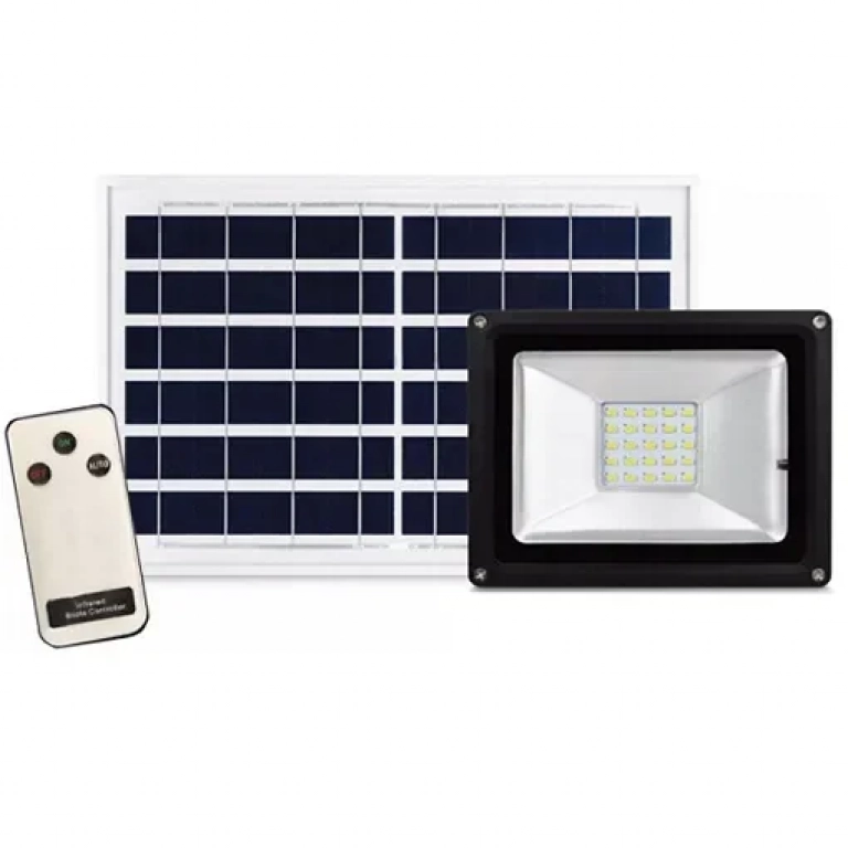 Ηλιακός Προβολέας 10W LED SMD με Φωτοκύτταρο JD-1810