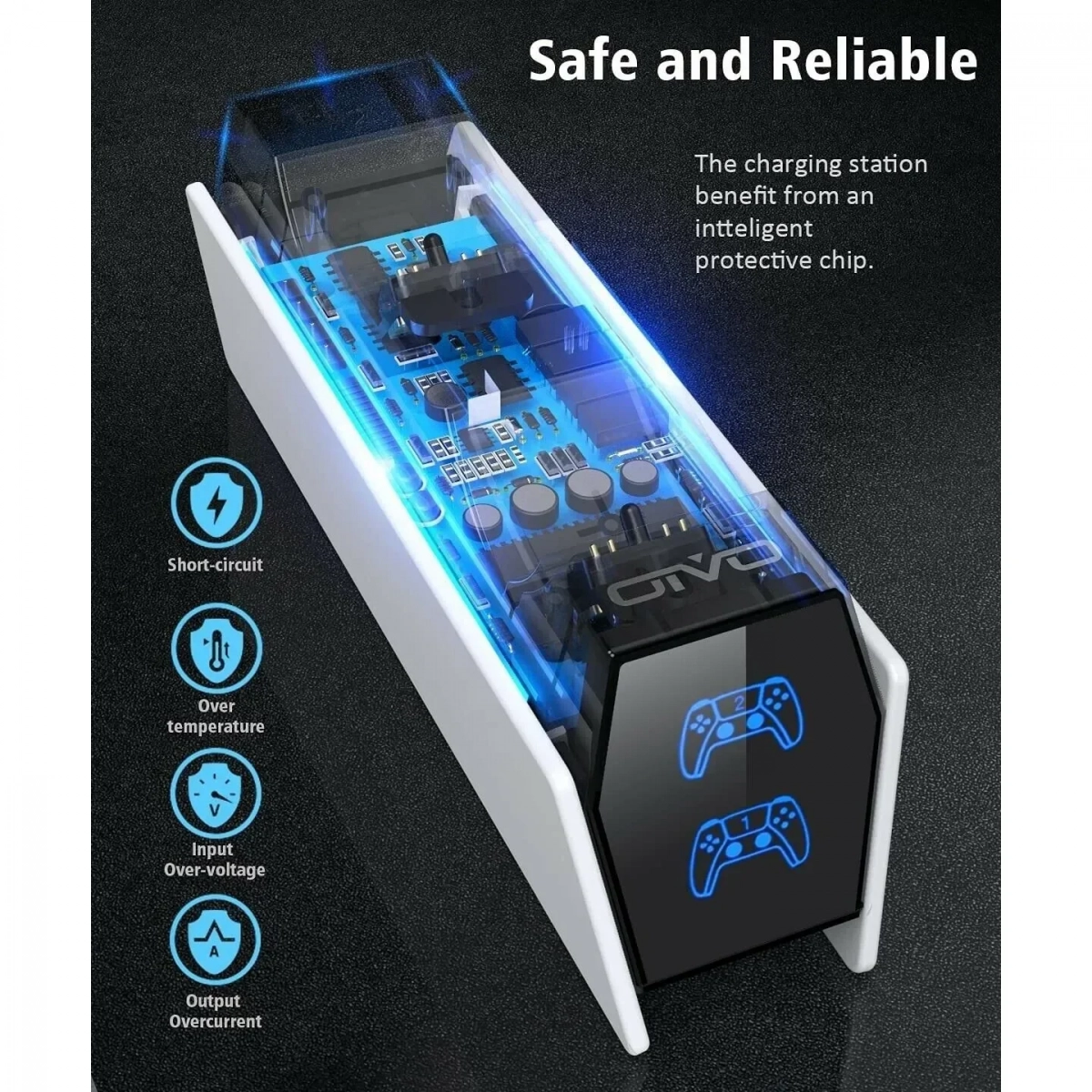 Charger Wireless Controller Charging Ασύρματος Φορτιστής γρήγορης φόρτισης για χειριστήριο PS5