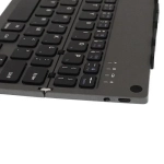 Mini Αναδιπλούμενο Πληκτρολόγιο Bluetooth για Smartphone & Tablet Andowl Q-WK805 – Γκρι ανθρακί