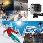 SPC1080 Action Camera Full HD (1080p) Υποβρύχια (με Θήκη) Μπλε με Οθόνη 2"