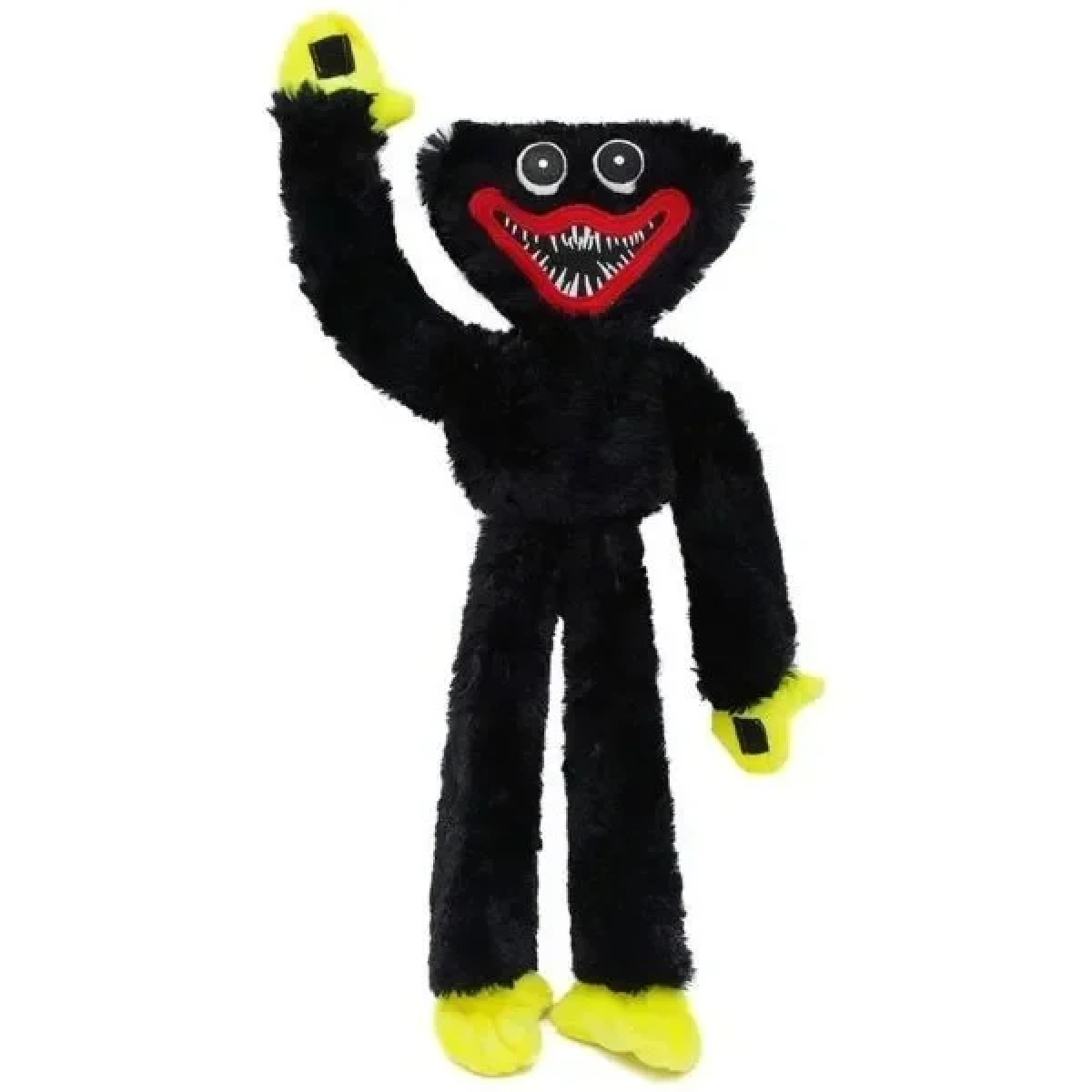 Huggy Wuggy βελούδινη κούκλα Μαύρο 40cm