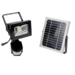 ΗΛΙΑΚΟΣ LED ΠΡΟΒΟΛΕΑΣ 10W ΜΕ ΑΝΙΧΝΕΥΤΗ ΚΙΝΗΣΗΣ + ΦΩΤΟΒΟΛΤΑΪΚΟ ΣΥΛΛΕΚΤΗ W1 - OEM