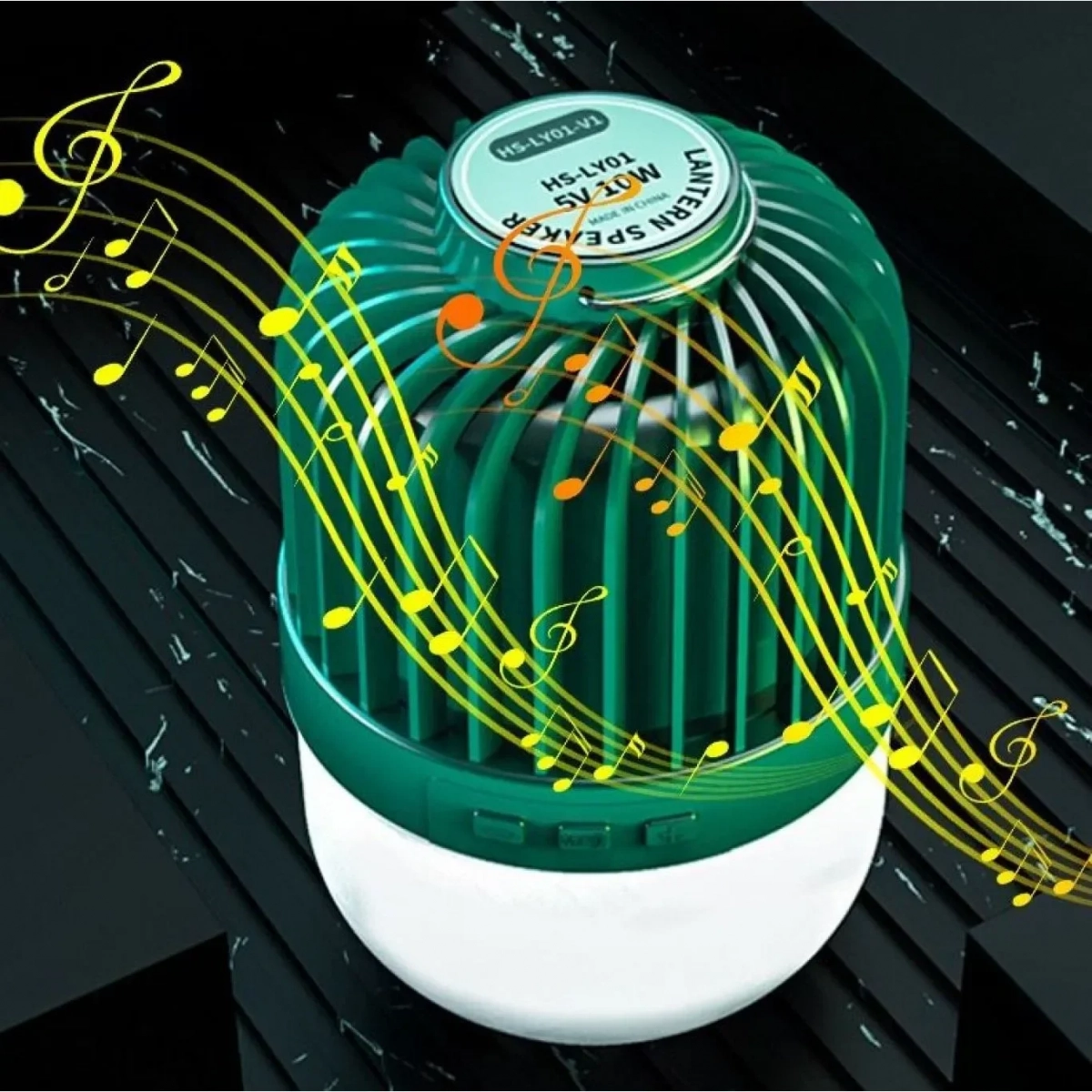 Λάμπα Φορητή Wireless Speaker HS-LY01-V1