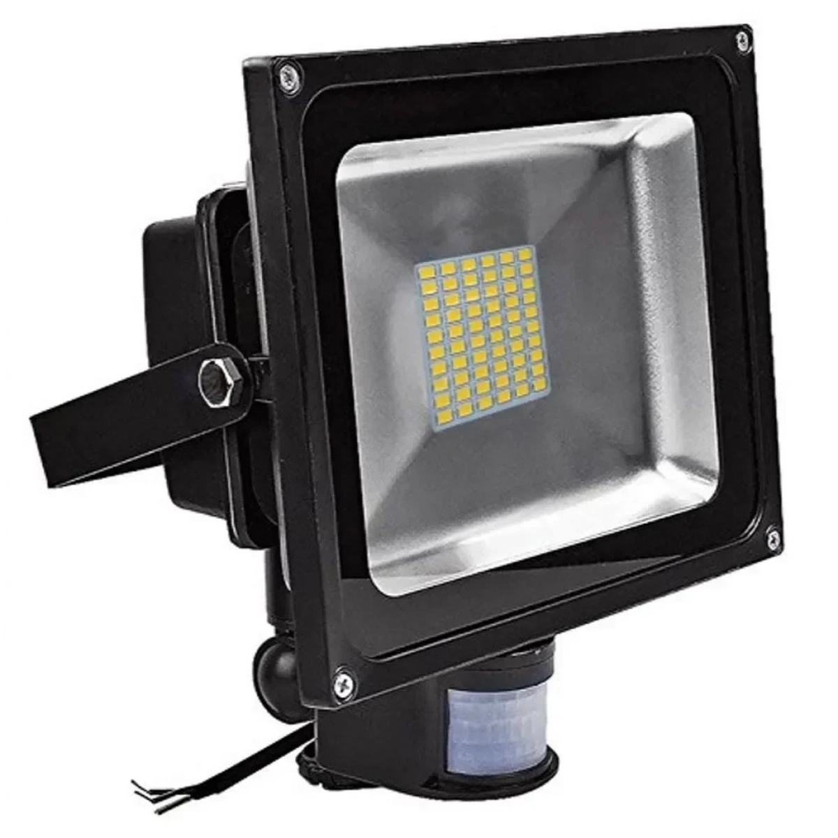 ΗΛΙΑΚΟΣ LED ΠΡΟΒΟΛΕΑΣ 10W ΜΕ ΑΝΙΧΝΕΥΤΗ ΚΙΝΗΣΗΣ + ΦΩΤΟΒΟΛΤΑΪΚΟ ΣΥΛΛΕΚΤΗ W1 - OEM