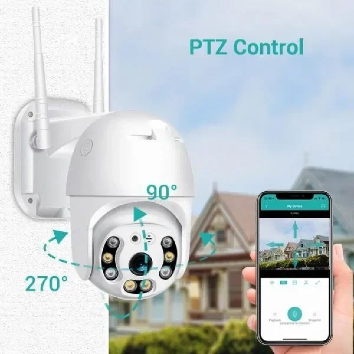 Κάμερα Smart Περιστρεφόμενη και Αδιάβροχη ROBO1003