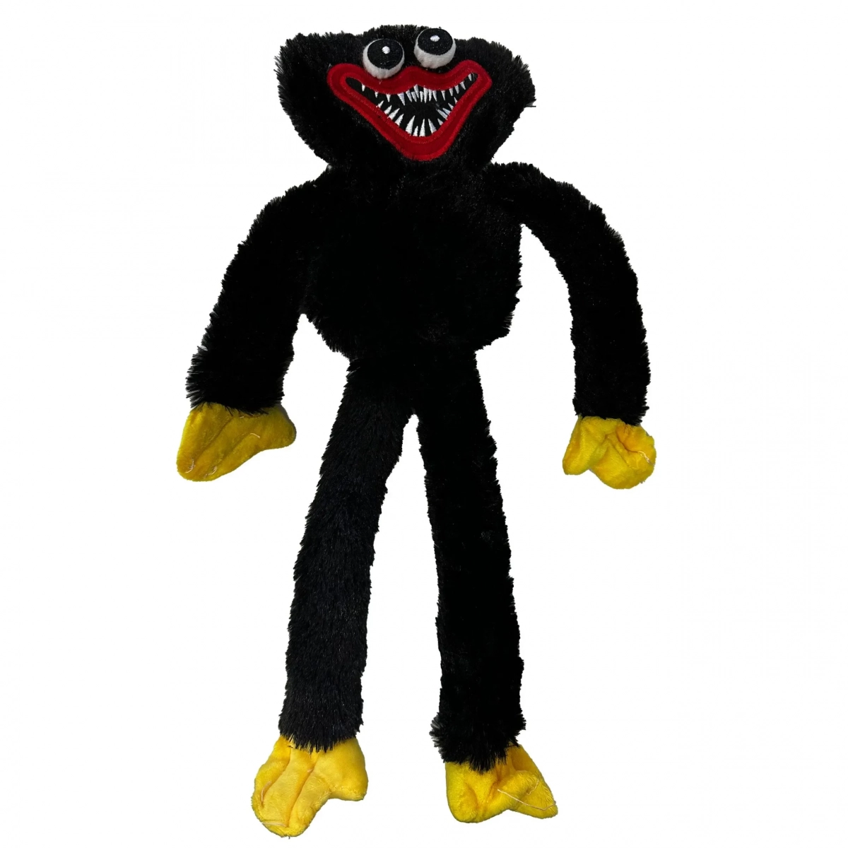 Huggy Wuggy βελούδινη κούκλα Μαύρο 40cm