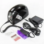 ZS-702 Τροχός Νυχιών Ρεύματος 30000rpm με Πεντάλ σε Μαύρο Χρώμα 35W