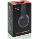 P47 Wireless BT Over Ear Ακουστικά Κόκκινα