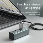 Mini USB UB 2.0 με 4 Θύρες για Υπολογιστές + Φόρτιση Συσκευών Awei CL-122 - Συμβατό με Macbook - Docking Station