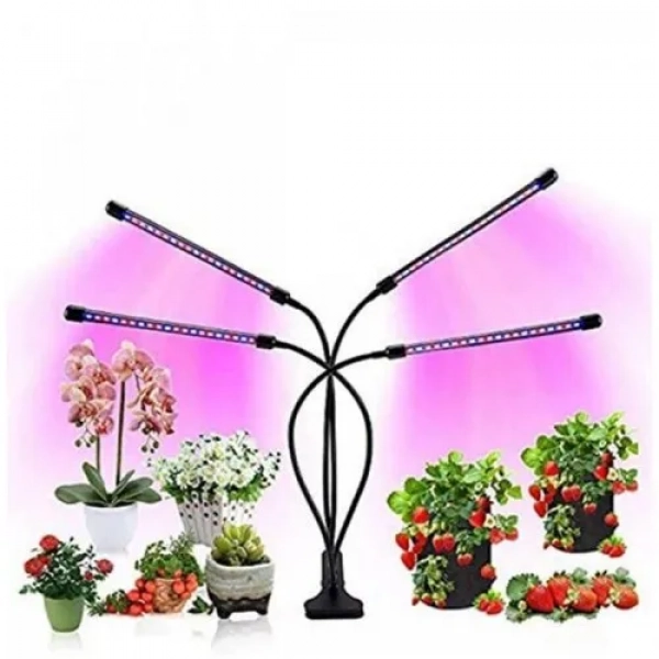 360º Φωτιστικό 80x LED Ανάπτυξης Φυτών Full Spectrum 4 x Λάμπα Θερμοκηπίου Εσωτερικού Χώρου – Plant Grow Panel Light E50-LEDGROW-36080