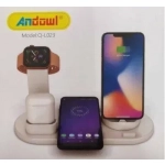 Πολυλειτουργική Ασύρματη Βάση Φόρτισης Andowl Q-L023 - Μαύρο - Image 4
