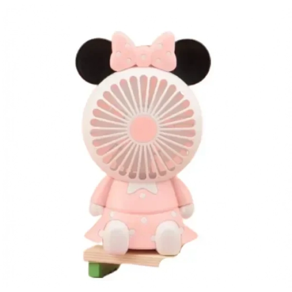 fans-SQ2194 Roshow Handheld Mini Fan Office Desktop Portable Creative σε Ροζ