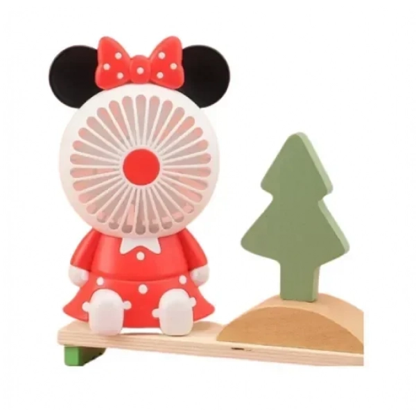fans-SQ2194 Roshow Handheld Mini Fan Office Desktop Portable Creative σε Κόκκινο