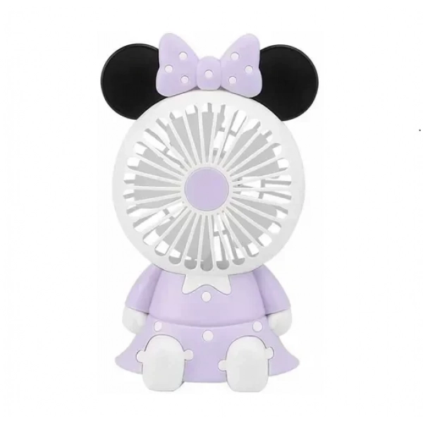 fans-SQ2194 Roshow Handheld Mini Fan Office Desktop Portable Creative Λιλά