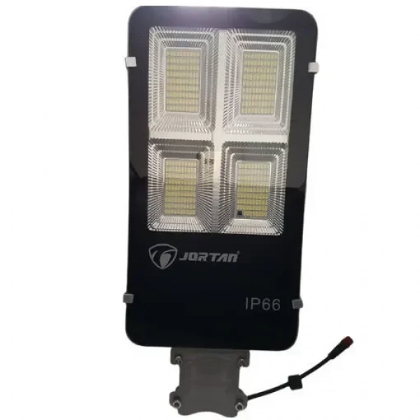 JORTAN SOLAR STREET LAMP 300W IP66 ΑΔΙΑΒΡΟΧΟ ΜΕ ΦΩΤΟΒΟΛΤΑΪΚΟ ΠΑΝΕΛ ΜΗΔΕΝΙΚΗ ΚΑΤΑΝΑΛΩΣΗ ΙΣΧΥΟΣ ΕΞΩΤΕΡΙΚΟΥ ΧΩΡΟΥ ΛΑΜΠΤΗΡΑ ΜΕ ΤΗΛΕΧΕΙΡΙΣΤΗΡΙΟ JSSL-300