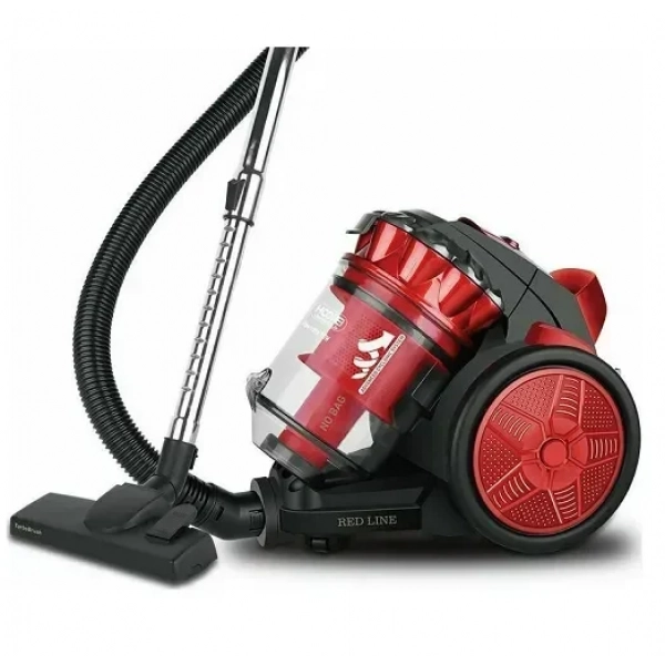 Ηλεκτρική Σκούπα 700W με Κάδο 2.5lt Hoomei HM-2188 Κόκκινο
