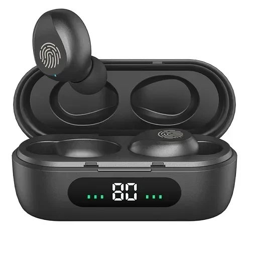 Remax Tws-41 In-Ear Bluetooth Handsfree Ακουστικά Με Θήκη Φόρτισης Μαύρα
