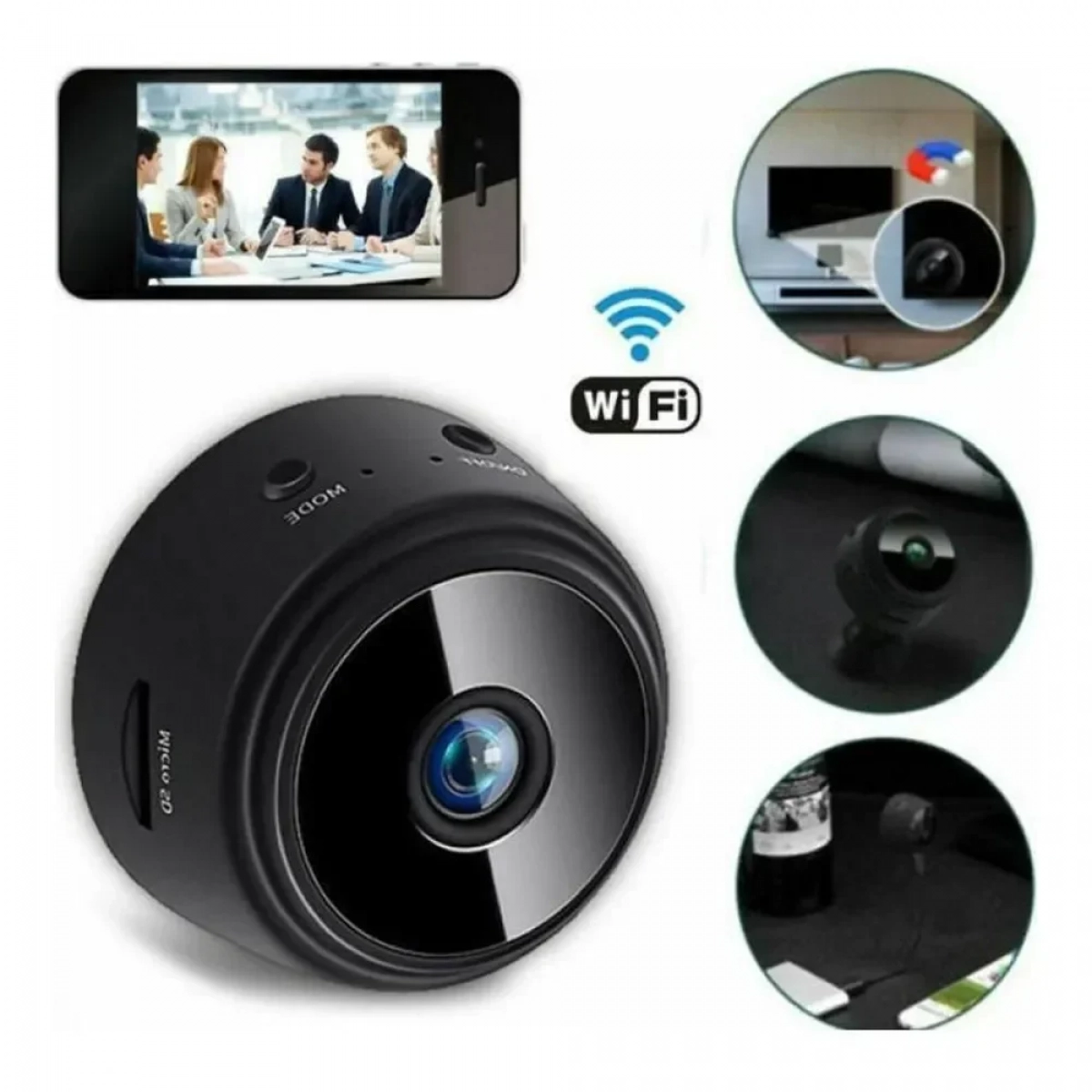 Ασύρματη φορητή κάμερα 1080p HD - Mini - A9 - 883570