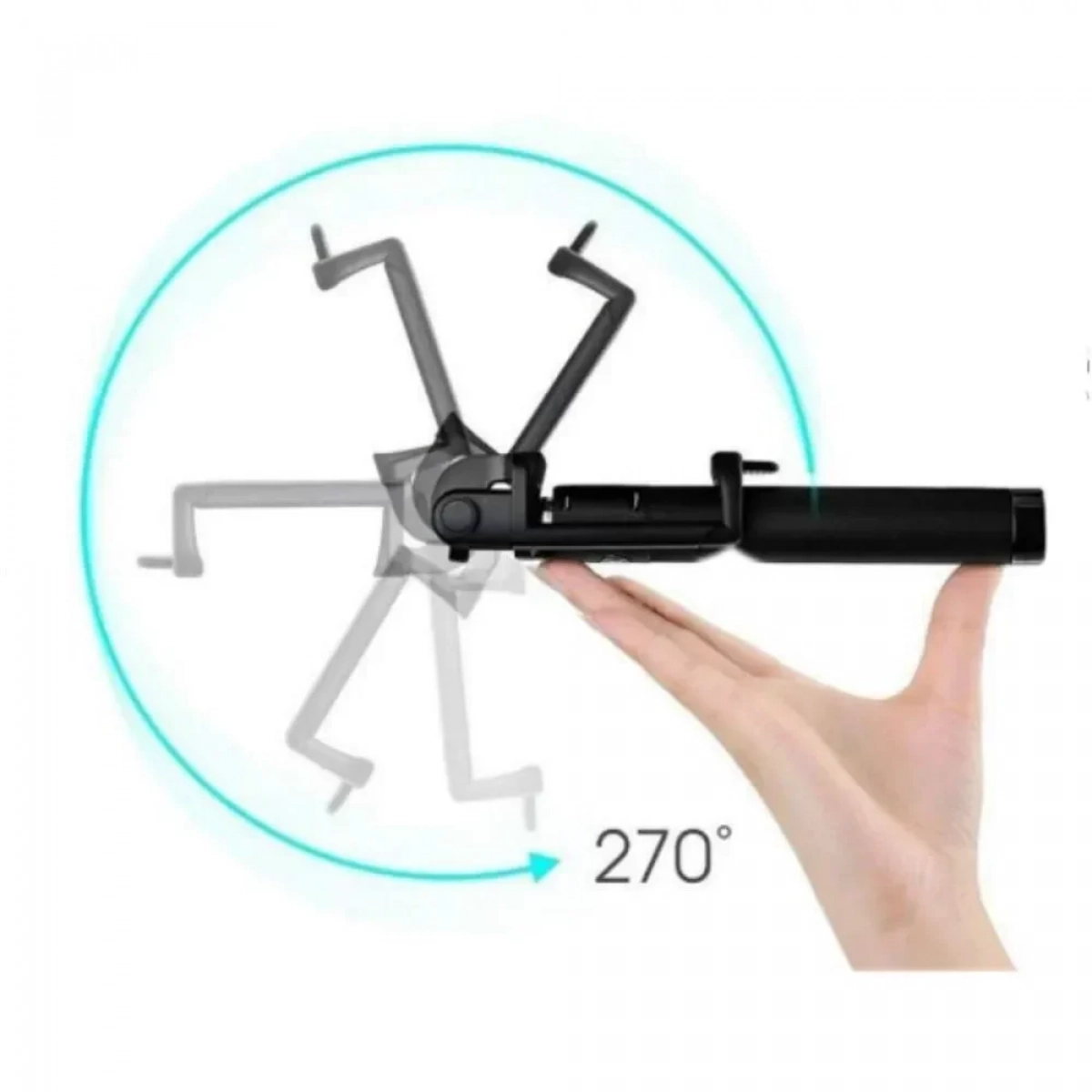 Πτυσσόμενο Selfie Stick 78cm με Ενσωματωμένο Κουμπί - Photo7