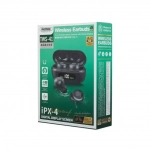 Remax TWS-41 In-ear Bluetooth Handsfree Ακουστικά με Θήκη Φόρτισης Μαύρα