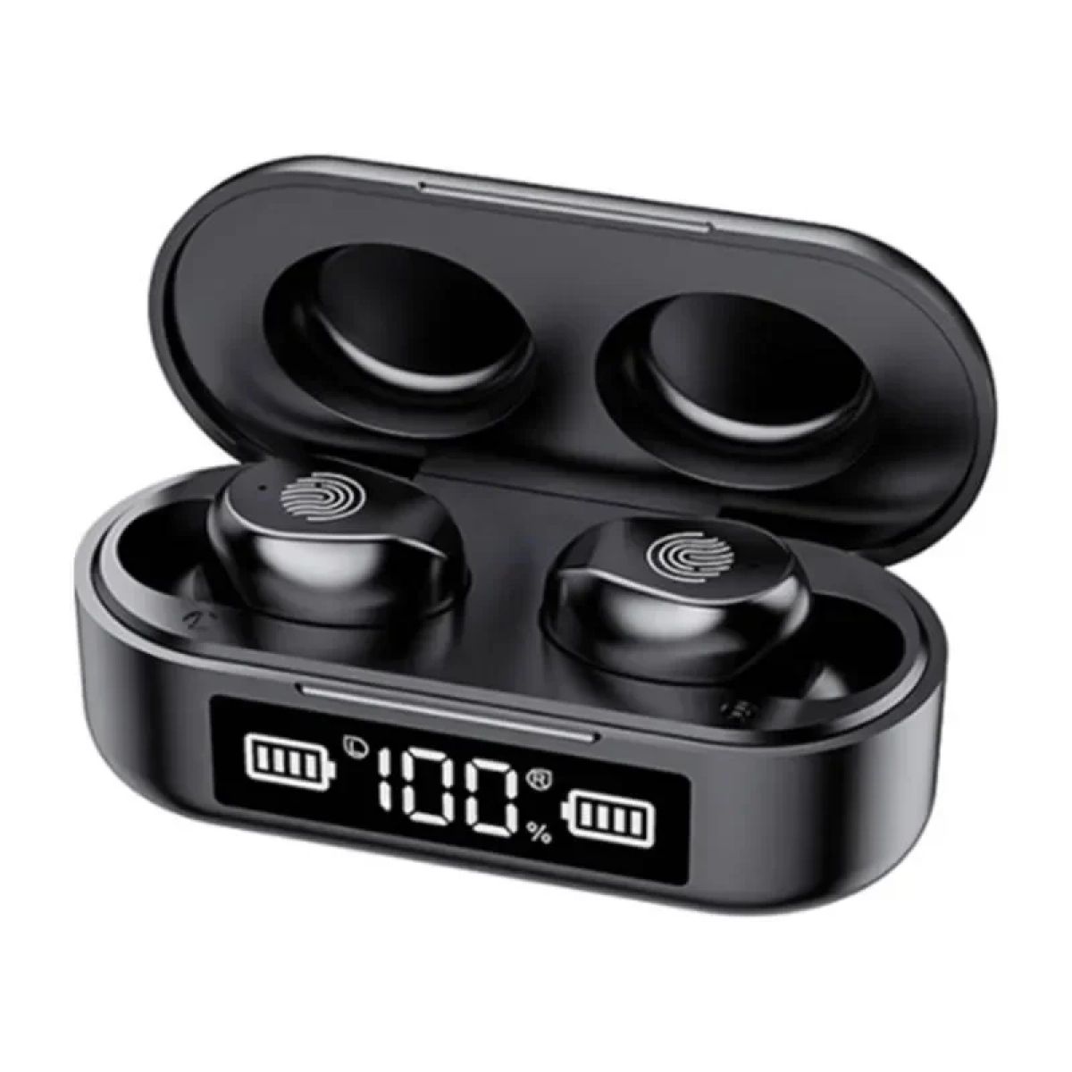 Remax TWS-41 In-ear Bluetooth Handsfree Ακουστικά με Θήκη Φόρτισης Μαύρα