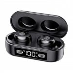 Remax TWS-41 In-ear Bluetooth Handsfree Ακουστικά με Θήκη Φόρτισης Μαύρα