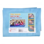 Mat Ψάθα Παραλίας που δεν Κρατάει την Άμμο Γαλάζια 200x150cm