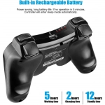 ΑΣΥΡΜΑΤΟ ΧΕΙΡΙΣΤΗΡΙΟ DOUBLE-MOTOR VIBRATION 3 WIRELESS CONTROLLER ΜΠΛΕ