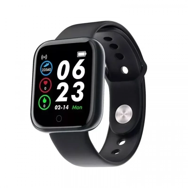 Smartwatch Y68S με Μετρητή Καρδιακών Παλμών Χρώματος Μαύρο SPM Y68S-Black