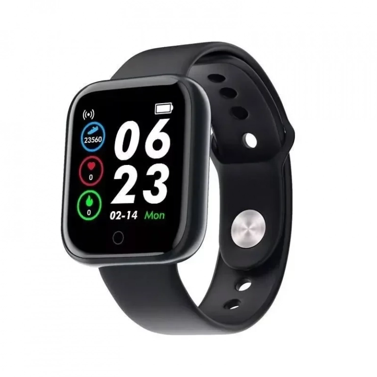 Smartwatch Y68S με Μετρητή Καρδιακών Παλμών Χρώματος Μαύρο SPM Y68S-Black