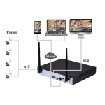 Σετ καταγραφής και εποπτείας με 4 κάμερες 4K CCTV Camera Kit Andowl Q-S4PRO