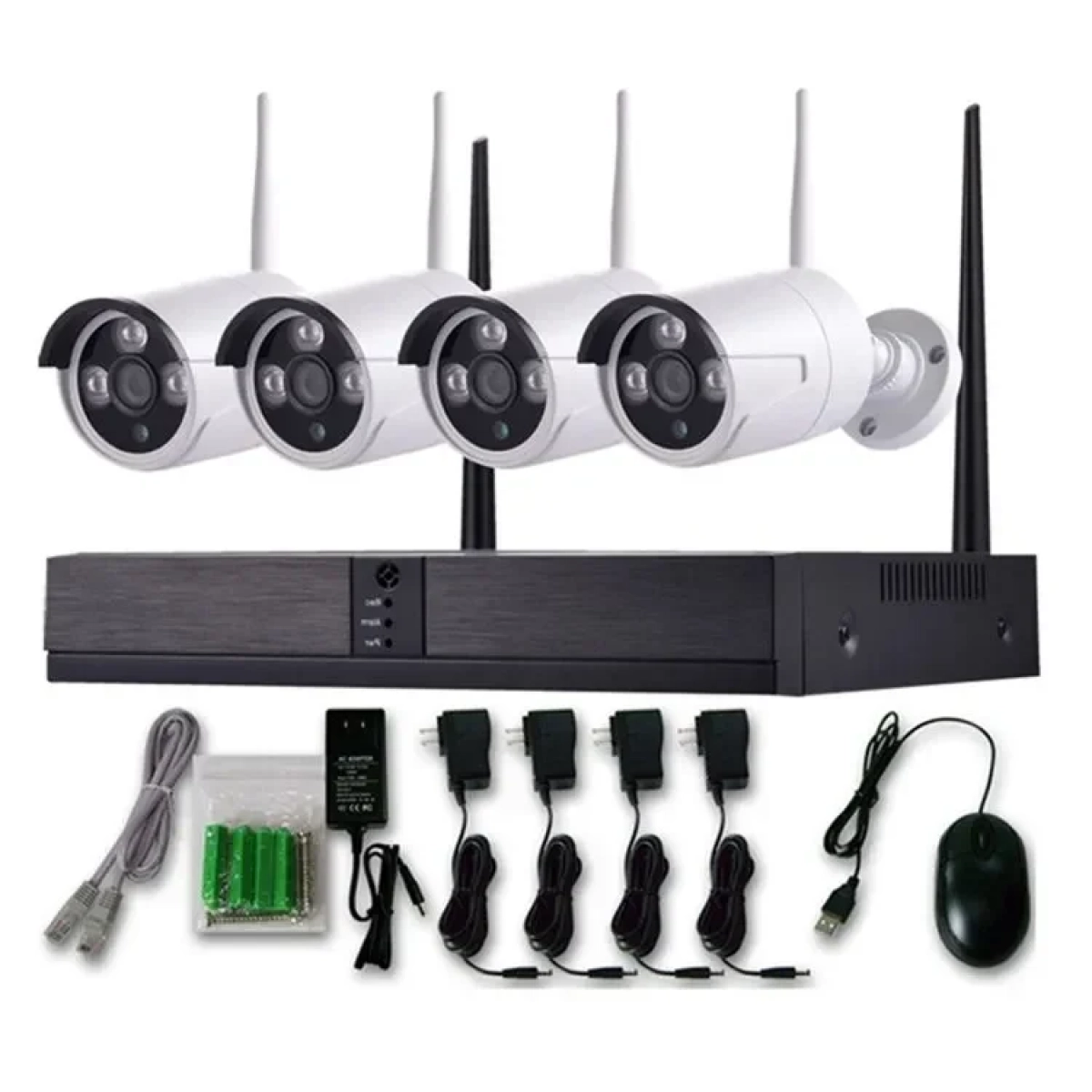 Σετ καταγραφής και εποπτείας με 4 κάμερες 4K CCTV Camera Kit Andowl Q-S4PRO