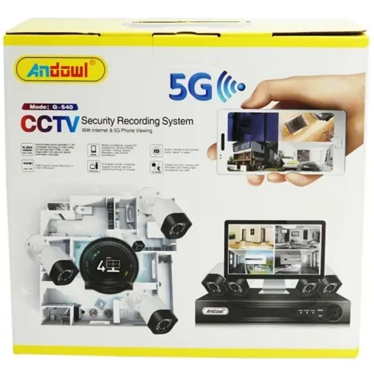 Andowl Ολοκληρωμένο Σύστημα CCTV με 4 Κάμερες Q-S40