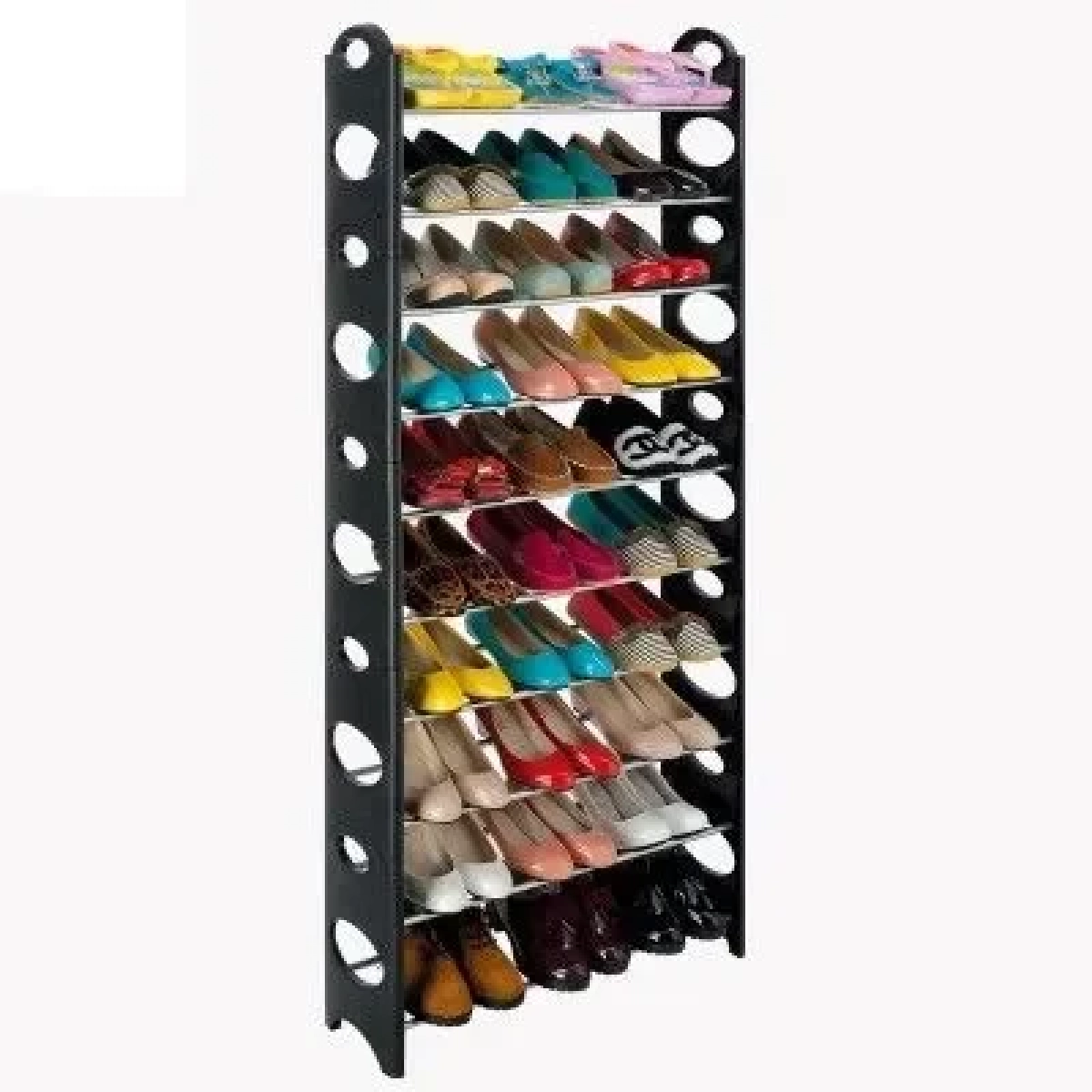Παπουτσοθήκη Stand 30 Ζευγαριών 03008SHR50BK 65x26x156cm