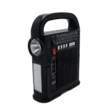 Επιτραπέζιο Ραδιόφωνο Ηλιακό με Bluetooth και USB CMiK MK-213 Μαύρο