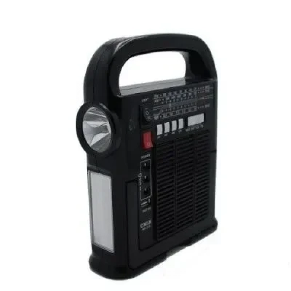 Επιτραπέζιο Ραδιόφωνο Ηλιακό με Bluetooth και USB CMiK MK-213 Μαύρο