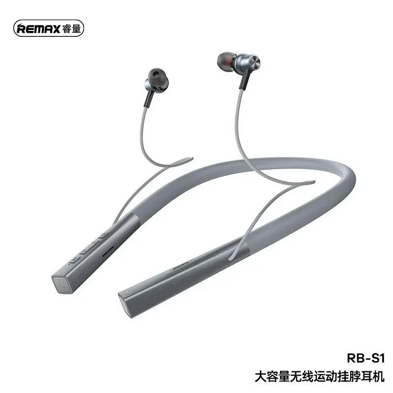 Remax Rb-S1 Bluetooth Ακουστικό 20 Ωρών Αναπαραγωγής, Grey