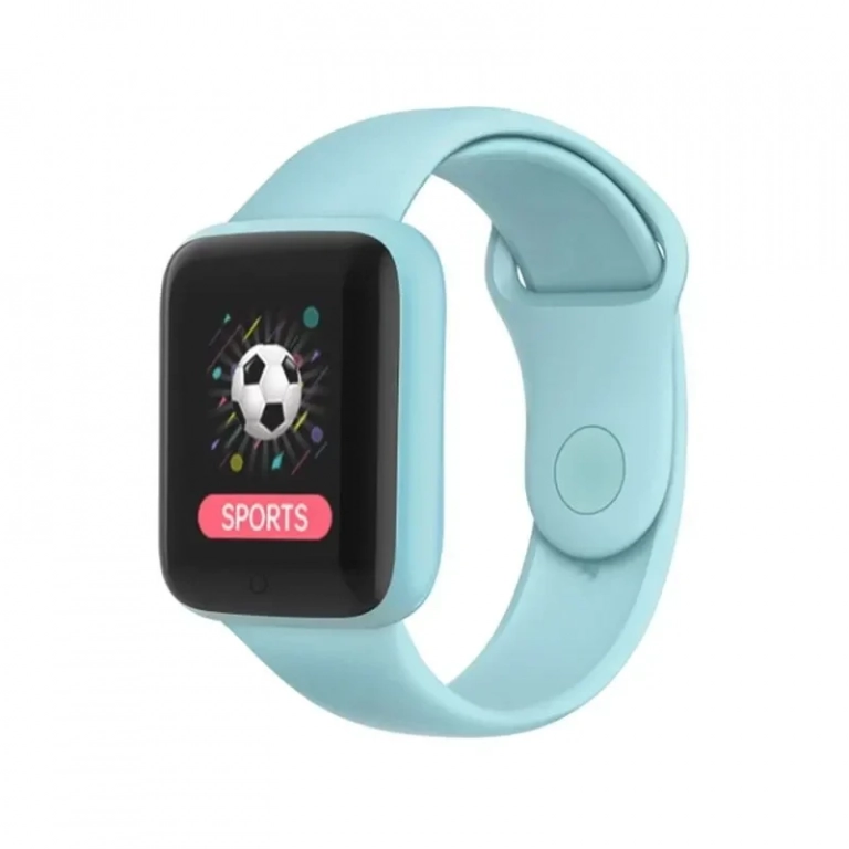 Smartwatch Y68S με Μετρητή Καρδιακών Παλμών Χρώματος Γαλάζιο SPM Y68S-Lblue