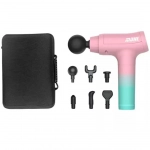 Mdhl 7016 Fascial Massage Gun- Συσκευή Μασάζ με 6 Κεφαλές & 30 Ταχύτητες - Ροζ