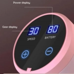 Mdhl 7016 Fascial Massage Gun- Συσκευή Μασάζ με 6 Κεφαλές & 30 Ταχύτητες - Ροζ