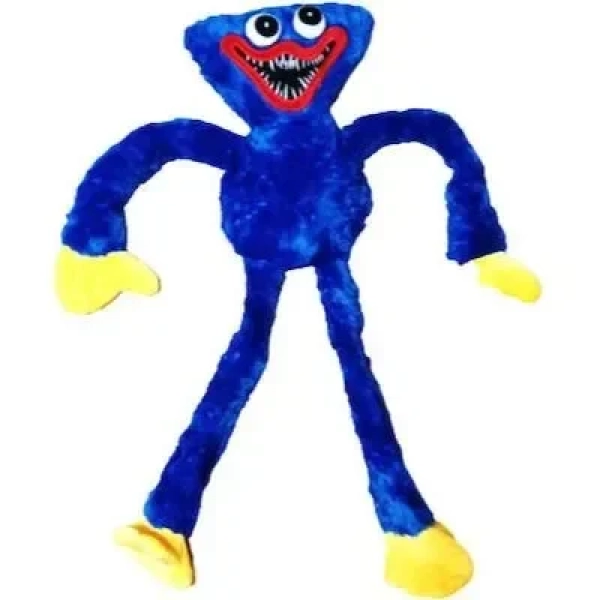 Huggy Wuggy βελούδινη κούκλα Μπλε 80cm