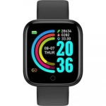 Smartwatch Y68S με Μετρητή Καρδιακών Παλμών Χρώματος Μαύρο SPM Y68S-Black
