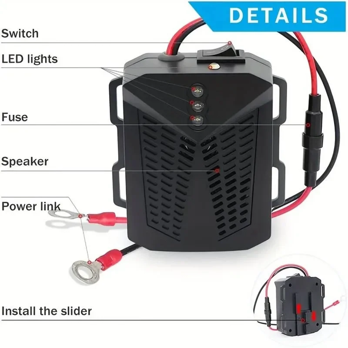 12V Anti-Rat Repeller Υπερήχων Απωθητικό ποντικιού για Αυτοκίνητο