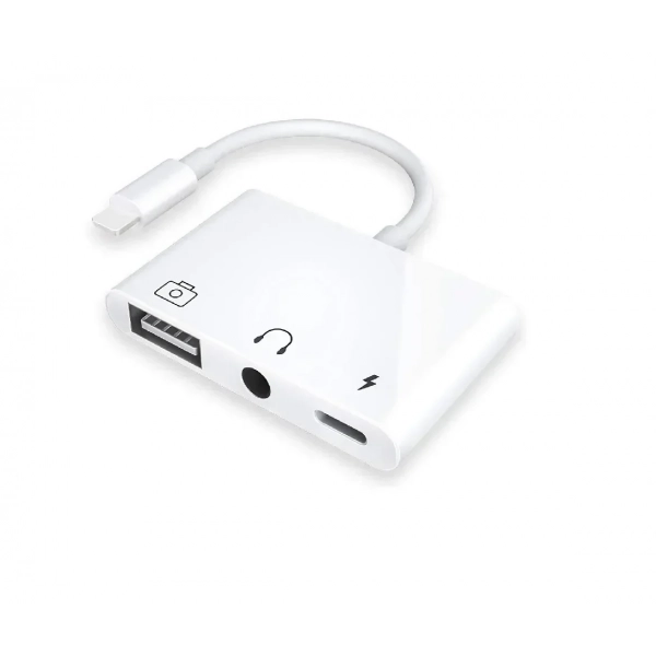 3 In 1 Adapter For Lightning To Audio +USB 3.0/2.0 OTG