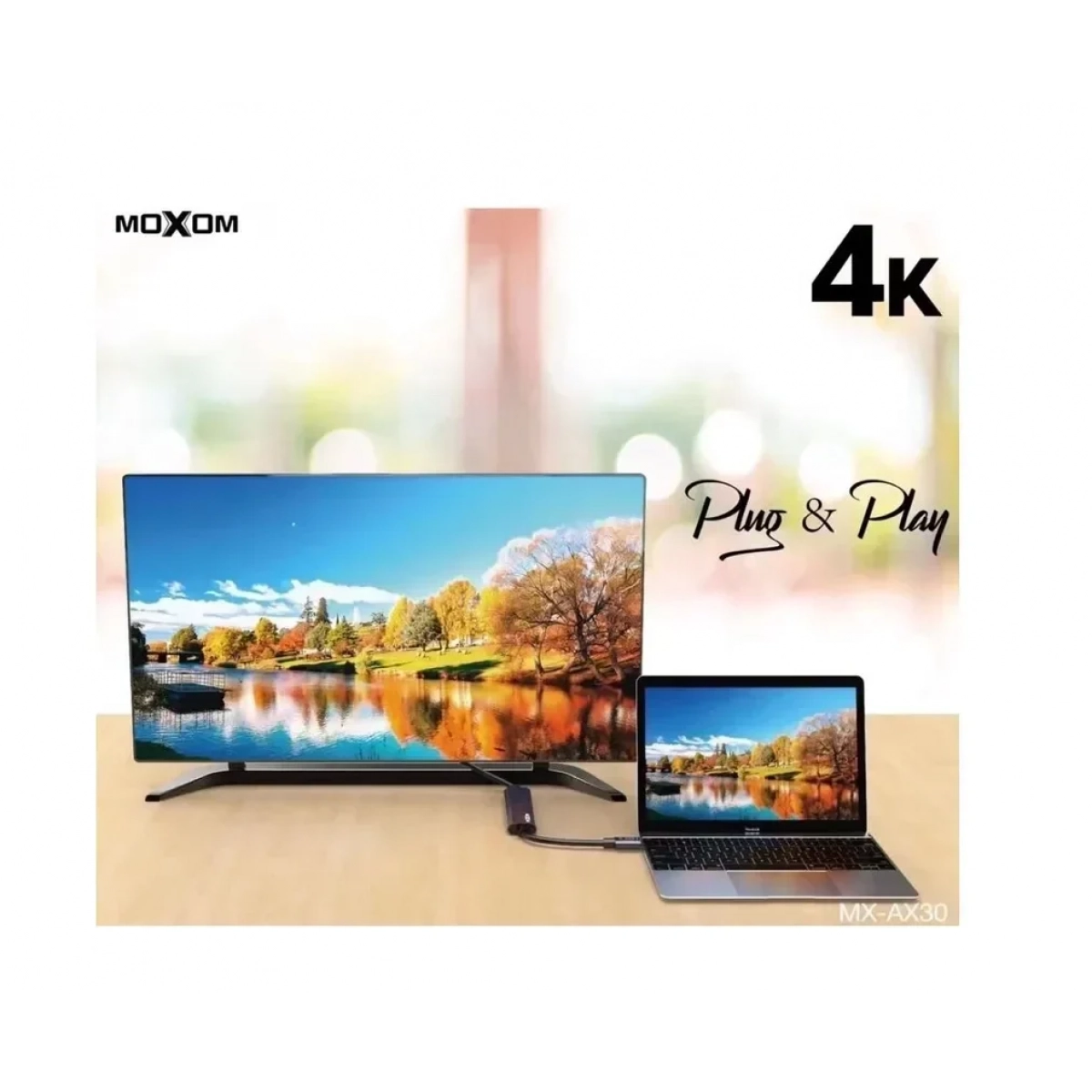 MOXOM AX30 ADAPTOR TYPE-C TO HDMI