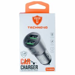 Technovo Φορτιστής Κινητού Αυτοκίνητου Θύρες 2x USB 2,4A TN-B006